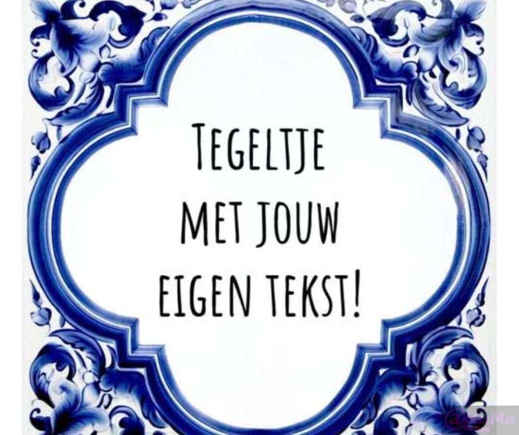 tegeltje