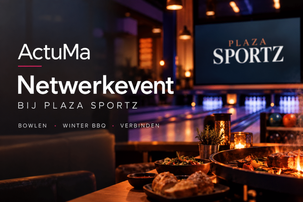 ActuMa netwerkevent bij Plaza Sportz: bowlen en BBQ